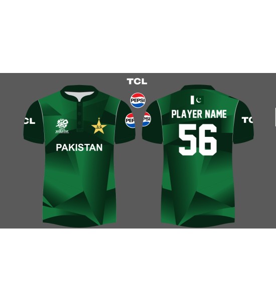 Pakistan t20 cricket jersey